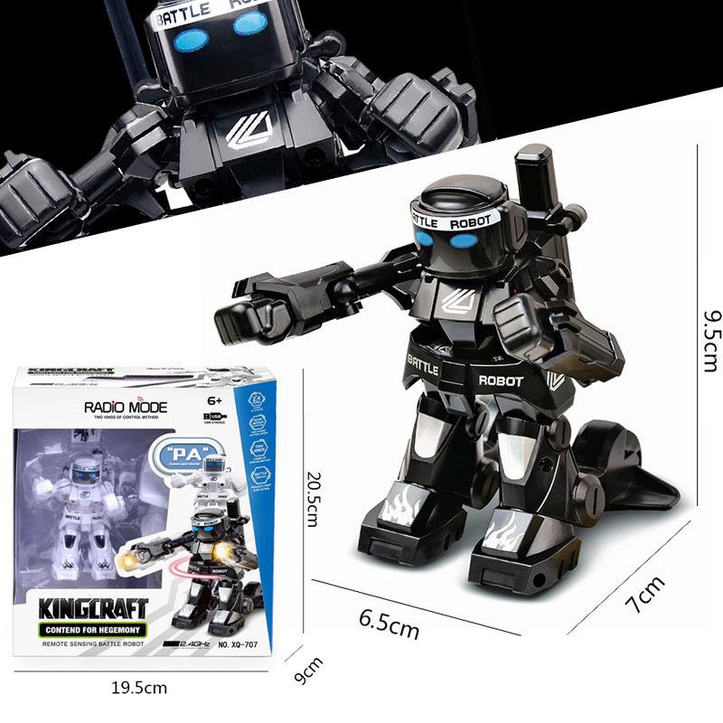New Spot Remote Control Battle Robot Toy Gravity Sensing Control Electric Fighting Boxing Dual Player Interactive For Boys Kids