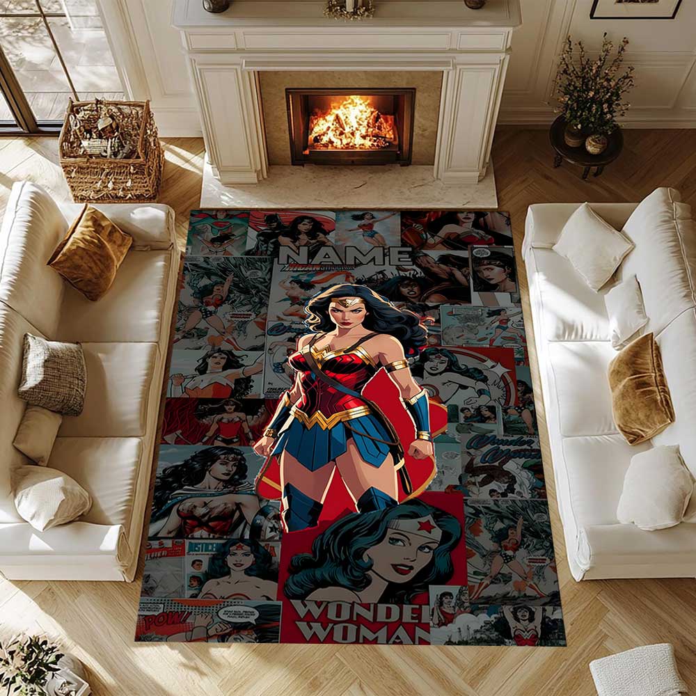 Warner Bros. Films (2) Customize your name rug, office chair cushion, home bedroom living room gift.