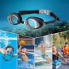 Prescription Swimming Goggles for Children Ages for UV Antibacterial with for Girls and Elementary and Junior High School Students [ESAVIA] 4-14,