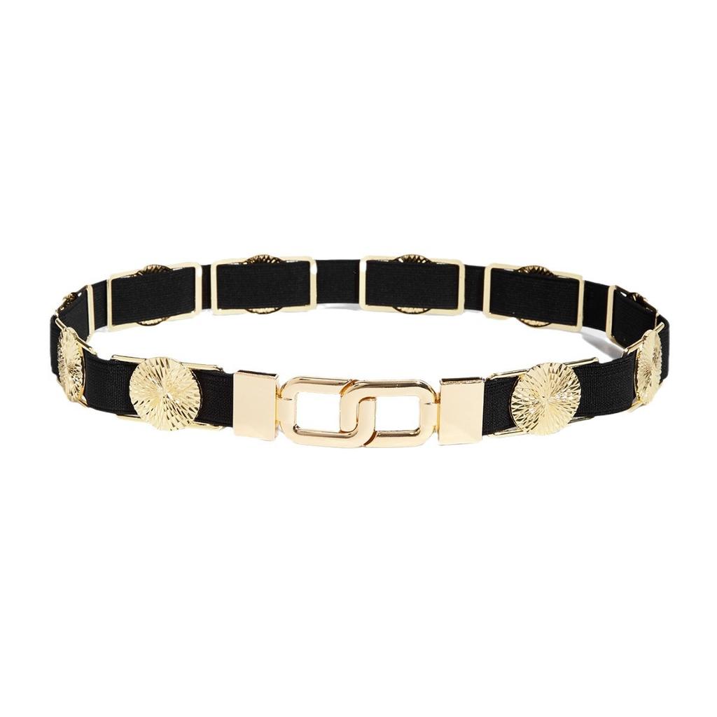 Elastic Elastic Coat Belt Accessories Decorative Dress Suit Waist Seal Women Autumn Winter Tide Summer Black