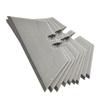 Trapezoidal Blade 2.36×0.7 Inch 30 Pcs Set 60# Carbon Steel Black Silver