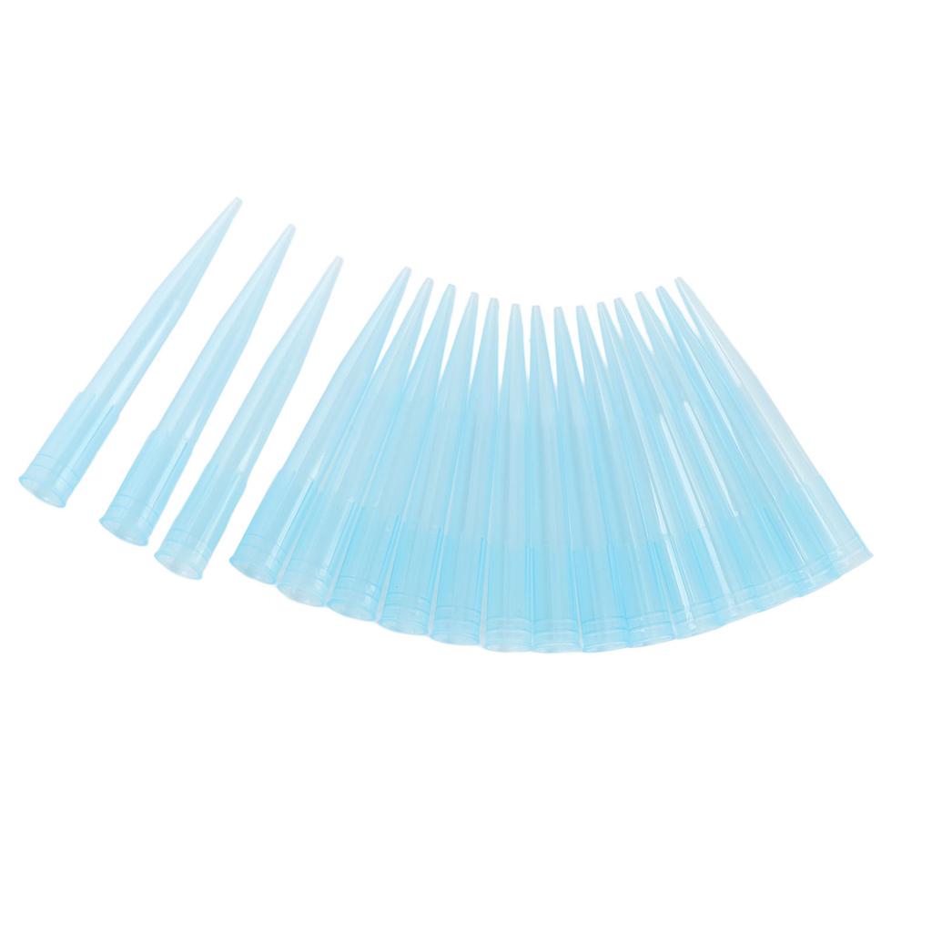500Pcs Pipette Tips 1000ul Universal Plastic Autoclavable for Laboratory Liquid Pipet Pipettor