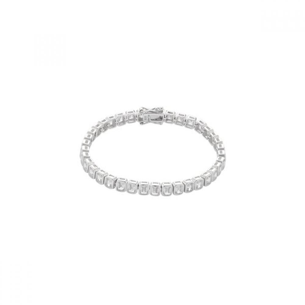 Huit.Silver.95 925 Silver Carre Dew Bracelet