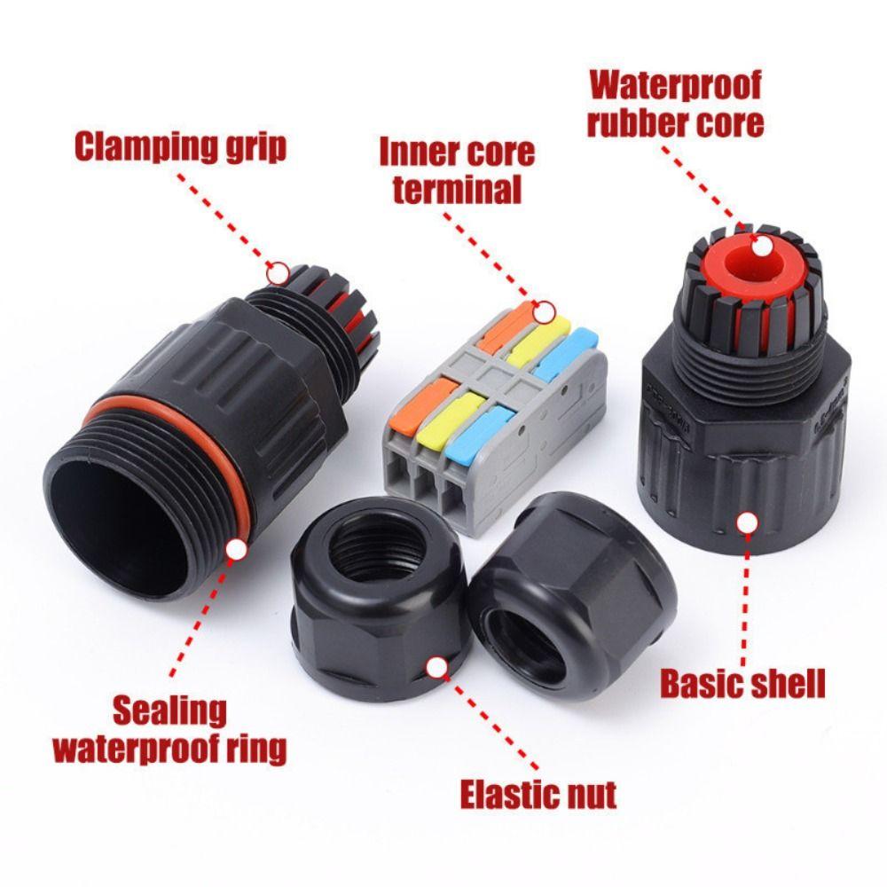 Terminal Block Wire Cable Extender 2/3 Pin Junction Adapter Waterproof Cable Connector  Cable