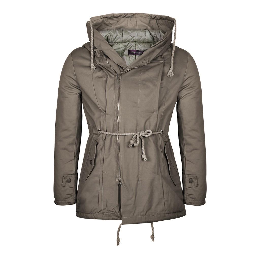 Men Winter Warm Hooded Zip Thick Solid Fleece Coat Outwear Wind Jacket