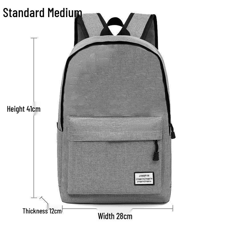 Men's Korean Style Canvas Backpack - Large Capacity for Students, Computers, and Travel