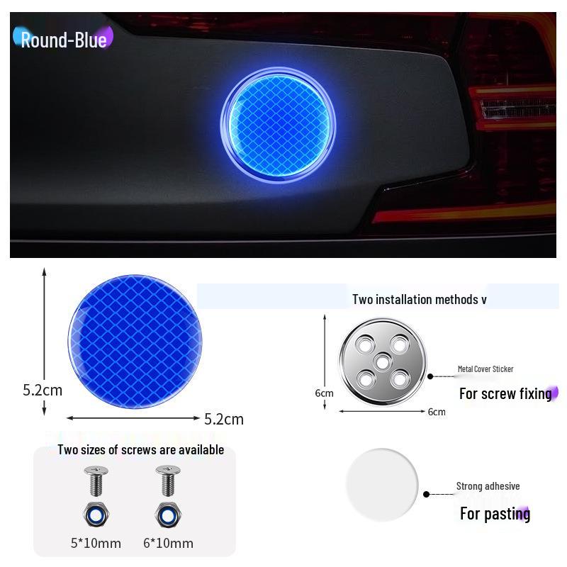 Reflektierender Warnschild-Aufkleber für Autos, Motorräder, Elektrofahrzeuge und Fahrräder