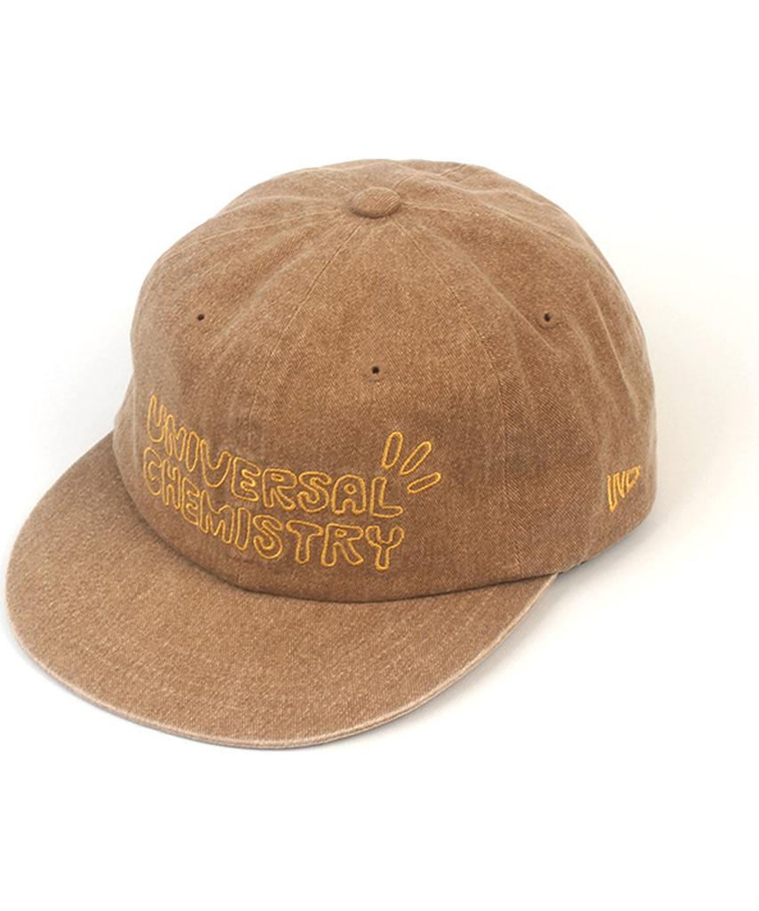 Yunibeosyeolkemiseuteuli Kitch Pigment Washing Brown Strapback Cap