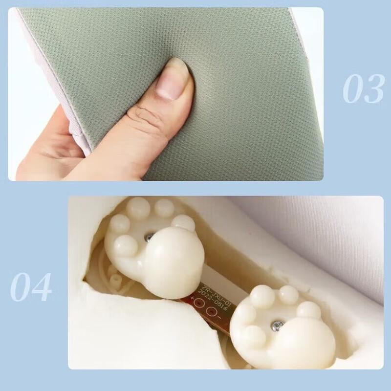 Enlluean Portable U-Shape Neck Massage Pillow CN plug (adapter included)