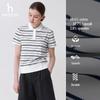 Hazzys Women's Fine Stripe Polo Shirt