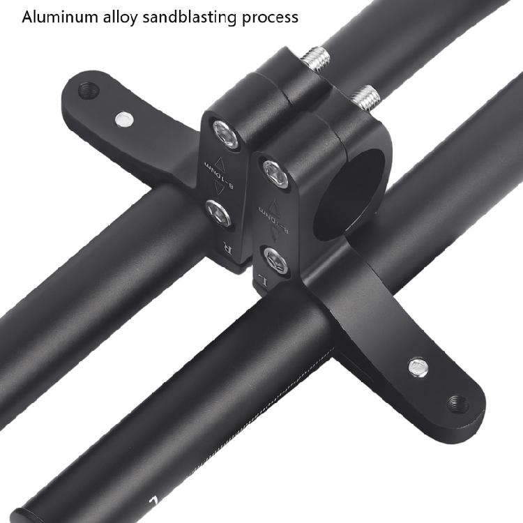 Road Bike Extension Wind Resistant Ergonomic Curved Shape Regulable Arm Position For Speed Optimization
