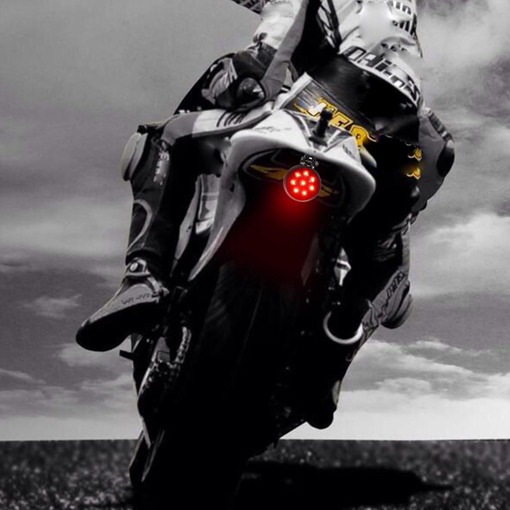 Motorcycle Tail Brake 12V Rear Tail Universal Versatility Light, Light, Light, (Style 11)