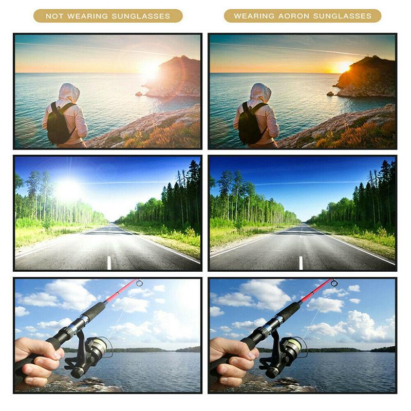 Men'S Hd Photochromic Sunglasses Polarized Chameleon Transition Lens Sunglasses