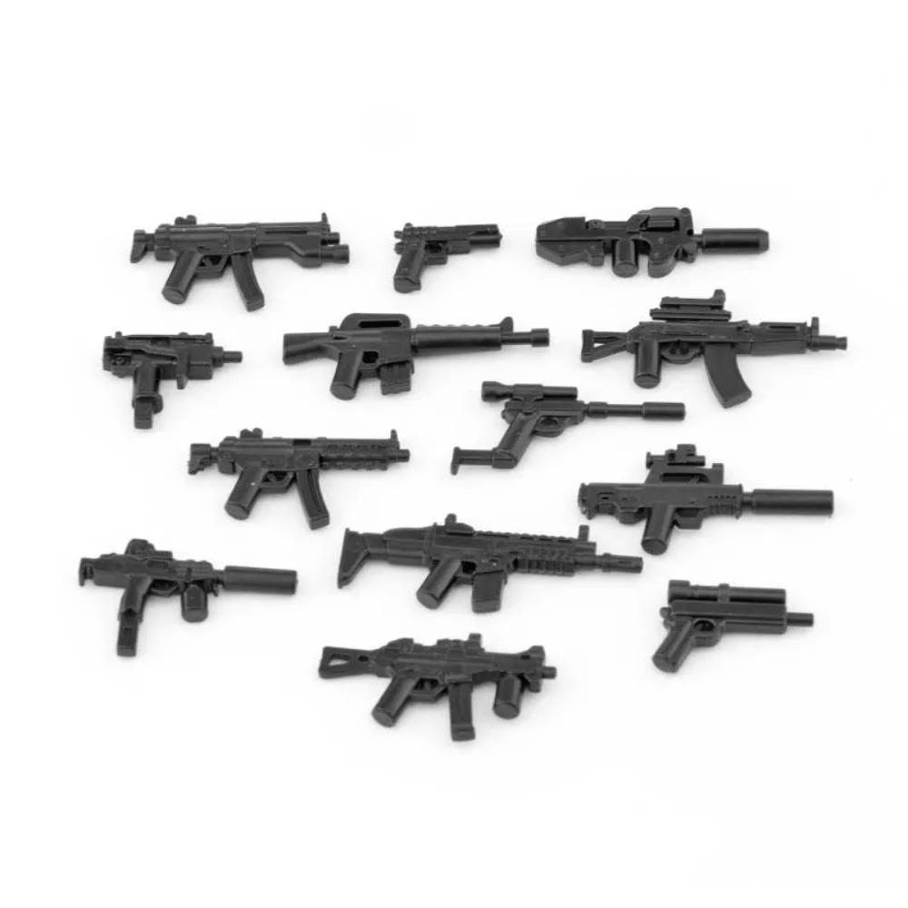 25/50/100/200Pcs Military SWAT Gun Cannon Building Blocks Weapon Army Police MOC Figure DIY Accessories Model Bricks DIY Toys