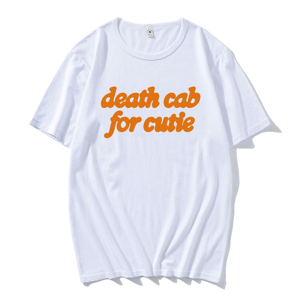 I Built You A Tower Album T-shirt Band Death Cab for Cutie Print Tshirts O-neck Summer Unisex Streetwear Graphic Tops