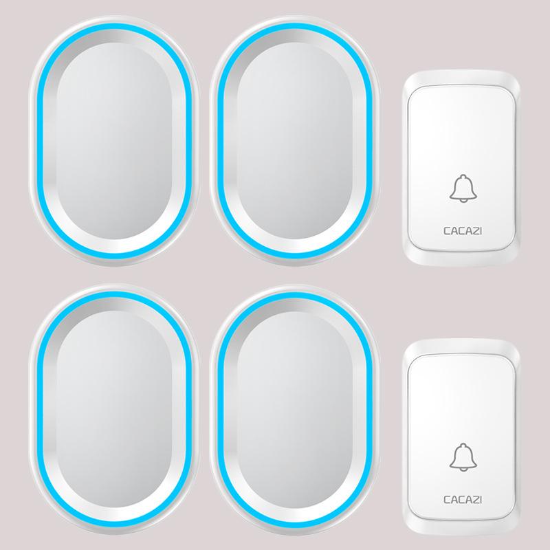 Smart Wireless Waterproof Doorbell: Long-Range, 58 Melodies, Memory Function