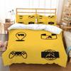 Duvet Cover Set Gamepad Printing Bedding Set Cartoon Pattern Home Setting Set Children Adult Single Twin Bedding Set
