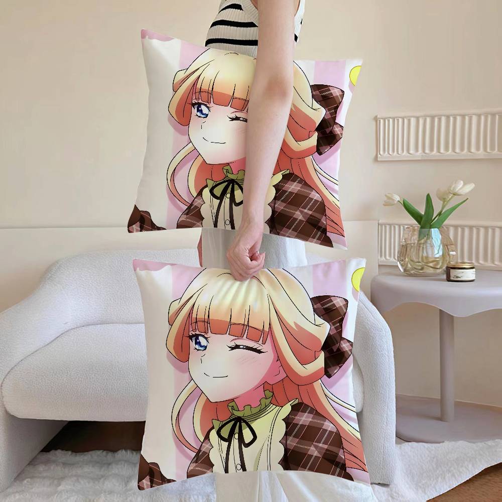 N-Nekoyashiki Yuki Kissenbezug Sofa und Wohnzimmer Dekorative Kissenbezüge Staubdicht und Milbendicht Verdeckter Reißverschluss