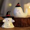 Yousheng Halloween Figure, Compact Resin Ghost Desktop Ornament, Halloween Decoration for Home Parties Window Holiday
