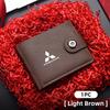 Retro Casual Men Wallets Small Card Holder Clutch For Mitsubishi Outlander Lancer L200 ASX Pajero Grandis Eclipse WJ4