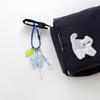 8-color cherry blossom lollipop keychain luminous dog tag