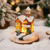 LED Christmas Village Miniature House Xmas House Miniature Creative Christmas Light House  Gifts