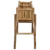 Garden Planter with Stand Natural 100 X 38 X 74 Cm Bamboo
