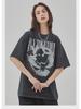 ARTIE Men's Retro Washed Peace Dove Cotton T-Shirt – Distressed Short-Sleeve Streetwear