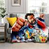 Bud Spencer Terence Hill Wohndecke für Sofa Wandern Picknick Super Weiche Steppdecke Mode Bett Thermoflanell Geburtstagsgeschenk