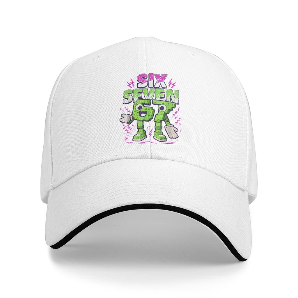 67 Six Seven 6-7 - Funny Italian Brainrot Gaming Meme Casual Baseball Cap Summer Trucker Hat Hot Sale Outdoor Sport Hip Hop Hats