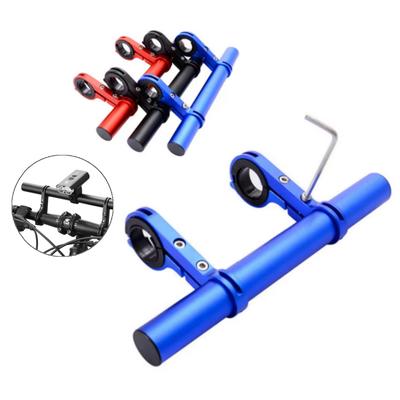 10/20/30CM Aluminum Alloy Bicycle Handlebar Extender Bike Front Light Bracket Lamp Flashlight Bracket Accessories