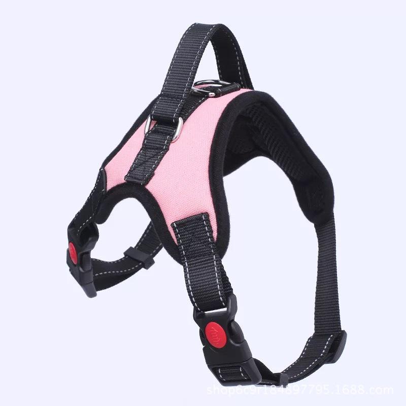 Universal Dog Harness: Cross-Border Traction Rope for Medium & Large Breeds, Labrador Pet Vest with Chest and Shoulder Straps