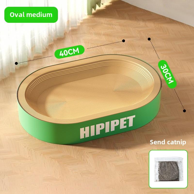 Cat Oversized Big Mac English Logo Cat Scratching Board Wear-resistant and Scratch-resistant Corrugated Cat Litter Integrated Pet Cat Toy