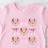 Coquette Minnie Mouse Shirt, Pink Bows, Disney Trip