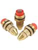 Adjustable Coverage 3pcs Spray Nozzle Set for Misting and Irrigation 12 Inch Brass Atomizing Nozzles for Small Area Agriculture