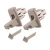 Sun Visor Clips Replacement Bracket ABS Plastic Professional Accessory for GMC Savana 2003 To