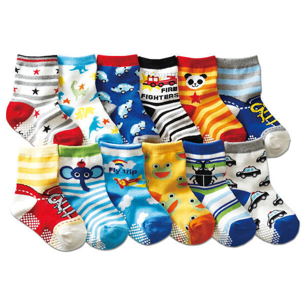 YWHUANSEN 0-2 Yrs Anti-slip Baby Socks For Boys Girls Recem Nascido Non-slip Calcetines Baby Socks Newborn Meia Infantil Menino