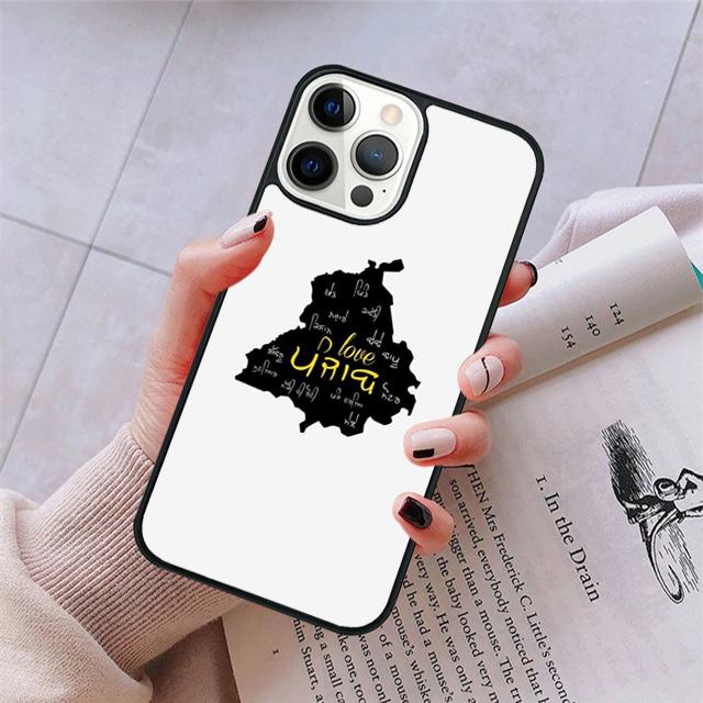 Punjab Map Phone Case For iPhone 17 Air 15 16 11 12 13 14 Pro Max Cover For iPhone 17 Air Max Plus Coque Fundas Shell