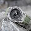 Casio Unisex Liquid Crystal/Analog Dual Display Series Black Watch GA-2100-1A1-