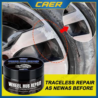 Car Wheel Hub Repair Kit Scratch Removal and Polish Restore Paste for Auto Alloy Metal Rim Anti-Oxidation Cream Care Accessories