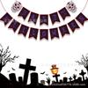 Spot Halloween Party Flag Pumpkin Bloody Hand Skull Halloween Holiday Decoration Flag Party Decoration Banner