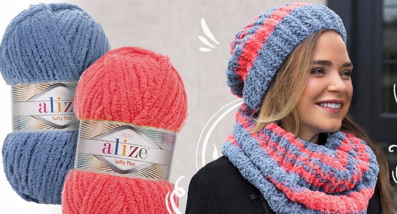 Alize baby Softy Plus dolphin yarn black 60