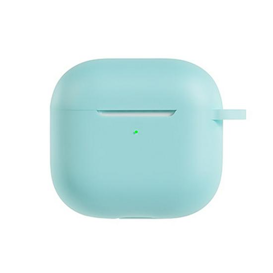 Solid Color Silicone Protective Case for AirPods 4 - 4th Gen Bluetooth Headset Cover