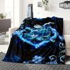 Turtle Pattern Flannel Blanket, Sofa Blanket, Gift Blanket Suitable for Sofa, Bed, Office and Camping Christmas Halloween