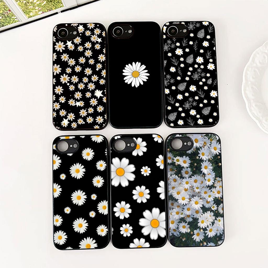 Cover for Samsung Galaxy S24 S25 S23 FE Ultra Plus S7 Edge S25+ S23+ A56 5G Casing Phone Case Bloom Fresh Little Daisy Flower