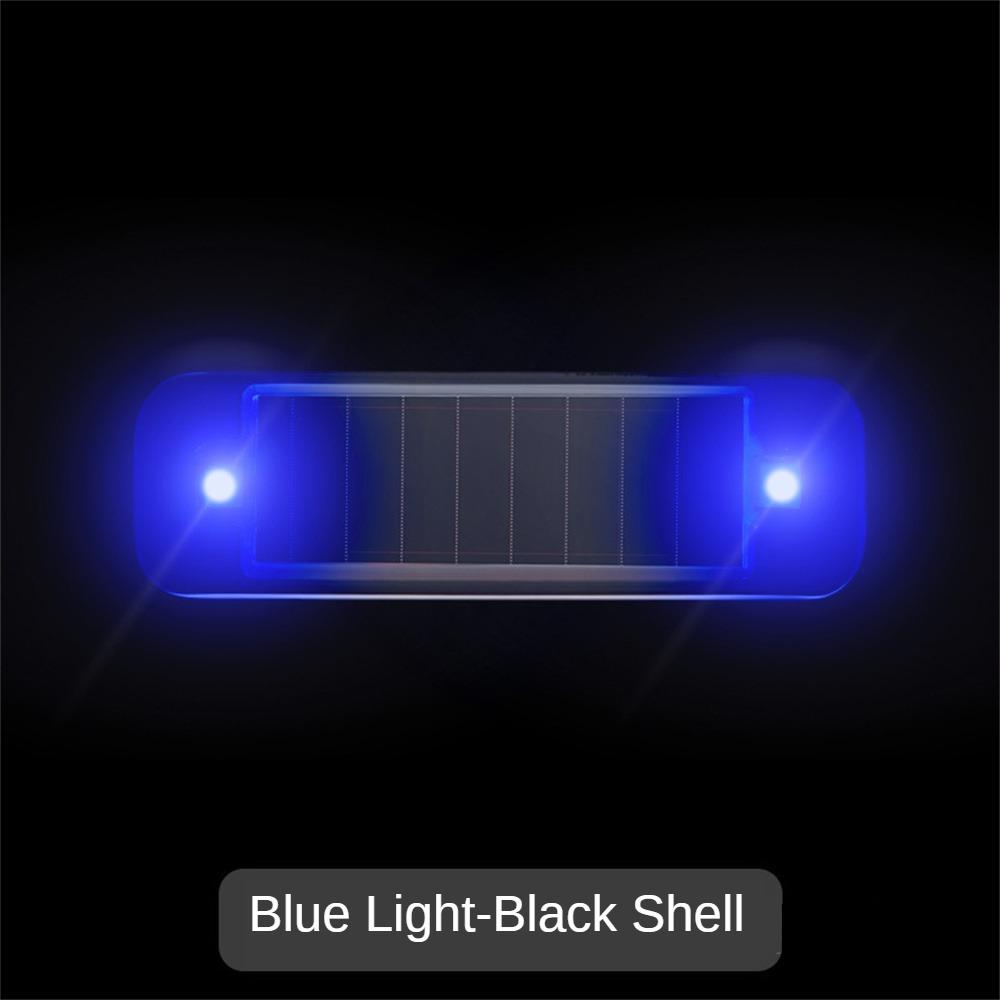 Car Alarm Warning Solar Flash Light LED Light Fake Security System Anti-Theft Sign 12V Waterproof Car Replacement Accessories