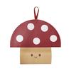 Creative Cloth Mushroom Tissue Box Cute Decorative Hanging Tissue Bag Wall Mounted Napkin Container Living Room