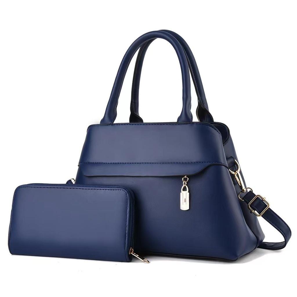 Stylish Women's Bucket Bag With Chain And Lock Closure Spacious Design For Daily Use