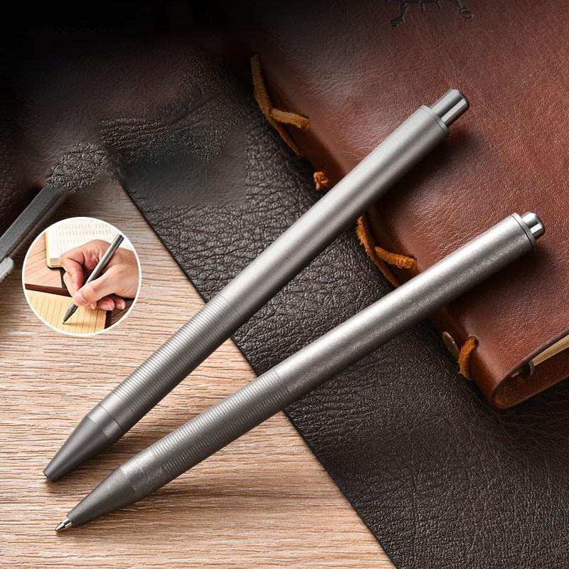 Titanium Alloy Tactical Pen Office Signature Writing Pen EDC Tool Pen For Father Teacher Ballpoint Pen Refill Party Gift
