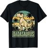 Daddysaurus T Rex Dinosaur Fathers Day Daddy Dad Dada Saurus T-Shirt
